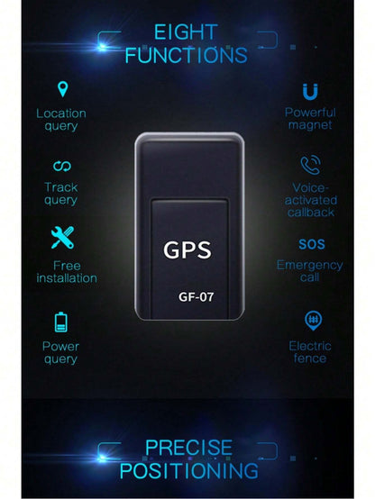 Mini localizador GPS magnético con audio